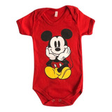 Body Infantil Bebê Menino - Mickey Mouse