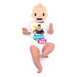 Body Infantil Bebê Mundo Bita Personalizado Com Nome