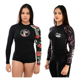Body Jiu Jitsu + Rash Guards Feminina Jiu Jitsu