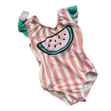 Body Maiô Melancia Bebê Infantil