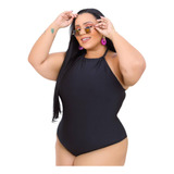 Body Maiô Plus Size Feminino Frente Unica