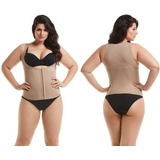 Body Modelador Plus Size Cinta Modeladora Compressão S/ Bojo