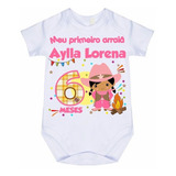 Body Personalizado Meu Primeiro Arraiá