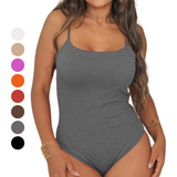 Body Regata Feminino Alcinha Costas Cruzadas Canelado Maiô