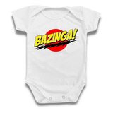 Body Roupa De Bebê Bazinga Séries Big Bang Theory Divertido
