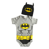 Body Temático Bebê Mesversário - Batman
