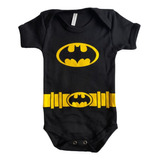 Body Temático Infantil Bebê - Batman