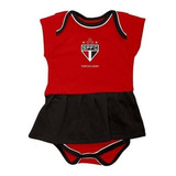 Body Vestido São Paulo - Torcida Baby