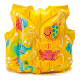 Boia Amarela Infantil Colete De Peixinhos - Intex 59661