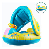 Boia Bote Infantil Com Cobertura Inflavel C/ Volante Buzina