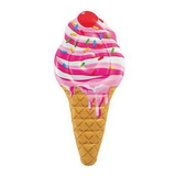 Boia Bronzeador Inflável Para Piscina Ice Cream Intex 58762