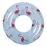 Boia Circular Anel Estampada Flamingo 108cm