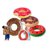 Bóia Circular Piscina Donuts Melancia 90cm Adulto - Snel
