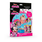 Boia De Braço Infantil Disney Minnie 23x14 Rosa Mickey