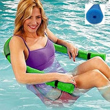 Boia Espaguete Macarrão + Cadeira Flutuante Piscina 2 Unidad