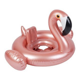 Boia Flamingo Com Fralda Linda Rosa