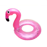 Boia Flamingo Inflável Infantil Piscina Rosa