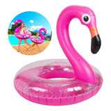 Boia Flamingo Rosa C/ Glitter Grande