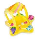Boia Fralda Inflável Infantil Bebê Brinquedo Piscina Parasol