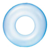 Boia Inflável Circular Para Piscina 76cm Neon Azul Belfix