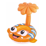 Boia Inflável Infantil Bebê Brinquedo Piscina Com Parasol 