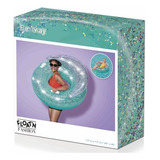 Boia Inflável Poltrona Bestway Sonho De Glitter Com Encosto