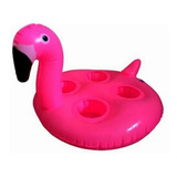 Boia Inflável Porta 4 Copos Flamingo