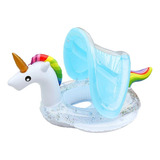 Bóia Inflável Unicórnio Bote Infantil Flamingo Bebe