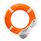 Boia Salva Vidas 70 Cm Classe 1 + Corda 10mm Retinida 30 Mt