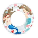 Boia Sereia Transparente 61cm Grande De 6 A 10 Anos - Intex