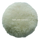  Boina 100% Pele De Carneiro 5 Polegadas Com Velcro 01 Unids