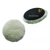 Boina 100% Pele De Carneiro 5 Polegadas Com Velcro 01 Unids