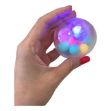 Bola Anti-stress Colorida Com Led Squishy