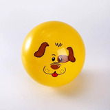 Bola Cachorro Poing Poing Inflável Borracha C/ Cordão Mola