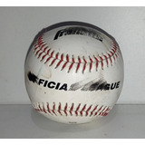 Bola De Baseball Official League Costurada + Couro Assinada