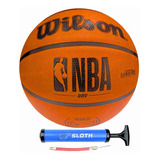 Bola De Basquete Infantil Wilson Drv Oficial 5 + Bomba De Ar