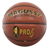 Bola De Basquete Magussy Pro6 Oficial Game Ball Profissional
