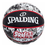 Bola De Basquete Spalding Graffiti Preto