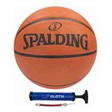 Bola De Basquete Spalding Streetball Tam 7 + Bomba De Ar