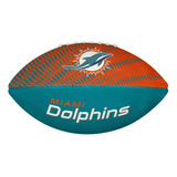 Bola De Futebol Americano Nfl Team Logo Jr - Miami Dolphins