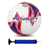 Bola De Futebol Campo Penalty Lider Com Bomba Cor Violeta
