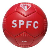 Bola De Futebol Oficial São Paulo Red Tamanho 5 Vermelha