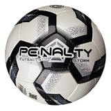 Bola De Futsal Storm Xxiii Cor Branco/preto Penalty