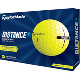 Bola De Golfe Taylormade Distance+ -amarelo - Cx C/ 12 Bolas