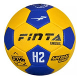 Bola De Handball Handebol H3l - Maculino - Costurada - Finta Cor Amarelo/azul