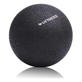 Bola De Massagem Lacrosse Ball Liberação Miofascial Preta