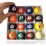 Bola De Sinuca Bilhar Faixadas 38mm P/ Mesa Infantil +brinde