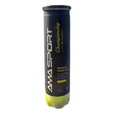Bola De Tênis Amasport Tubo 4 Bolinhas Championship Tennis