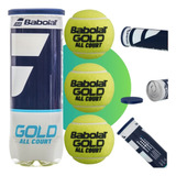Bola De Tênis Babolat Gold All Court Tubo Com 3 Bolas