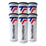 Bola De Tênis Tecnifibre X-one Pack Com 06 Latas (18 Bolas)